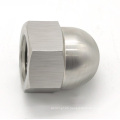 Factory direct sale all size round dome inter threaded nut stainless steel